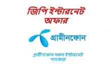জিপি ইন্টারনেট অফার