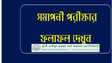 নূরানী তালিমুল কুরআন সমাপনী পরীক্ষার চূড়ান্ত ফলাফল ২০২৪ প্রকাশ